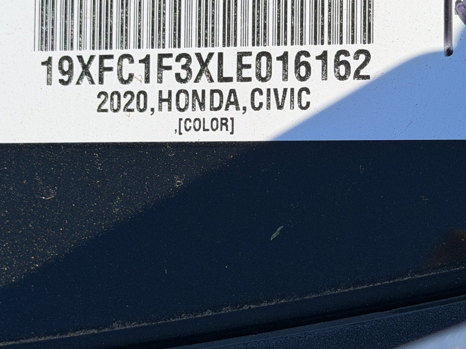 2020 Honda Civic Sedan EX