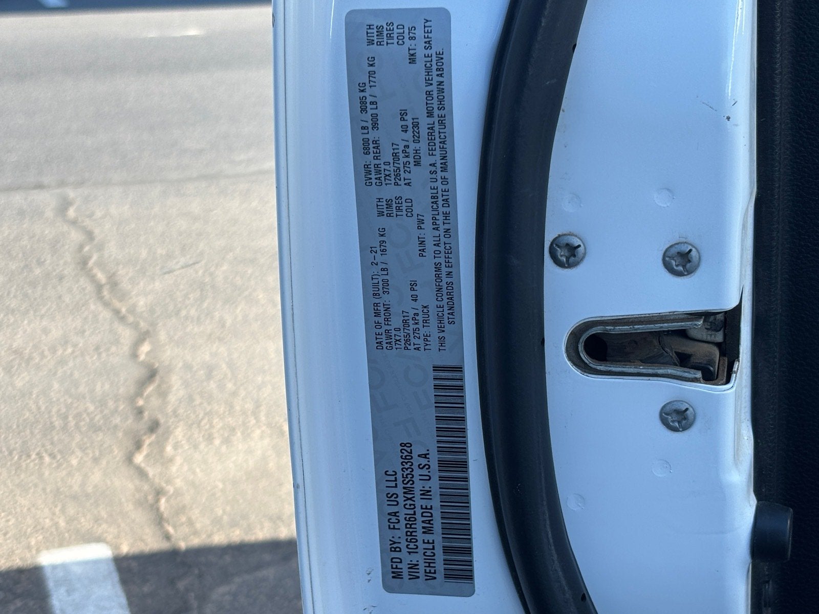 2021 RAM 1500 Classic SLT
