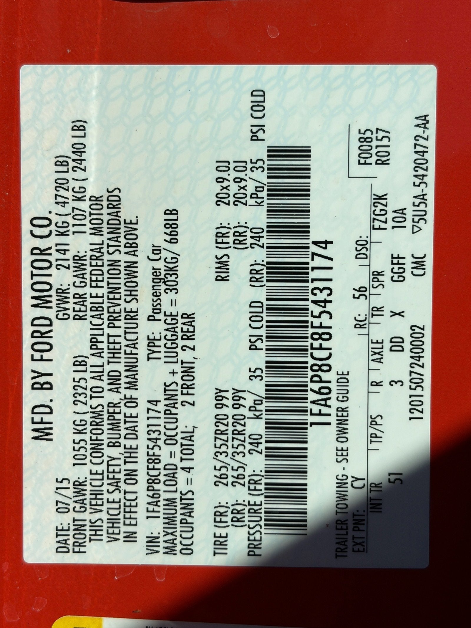 2015 Ford Mustang GT Premium