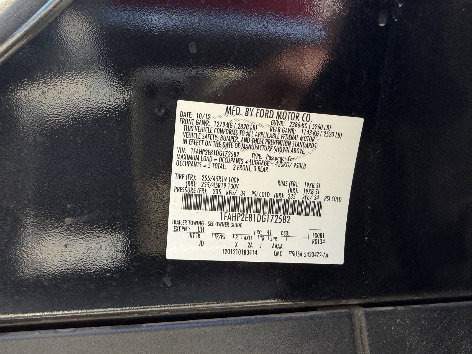 2013 Ford Taurus SEL
