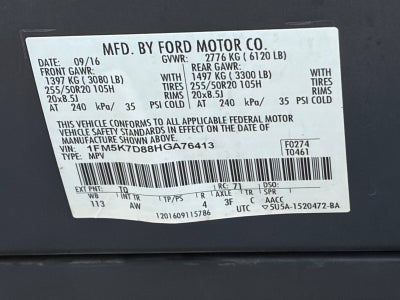 2017 Ford Explorer XLT
