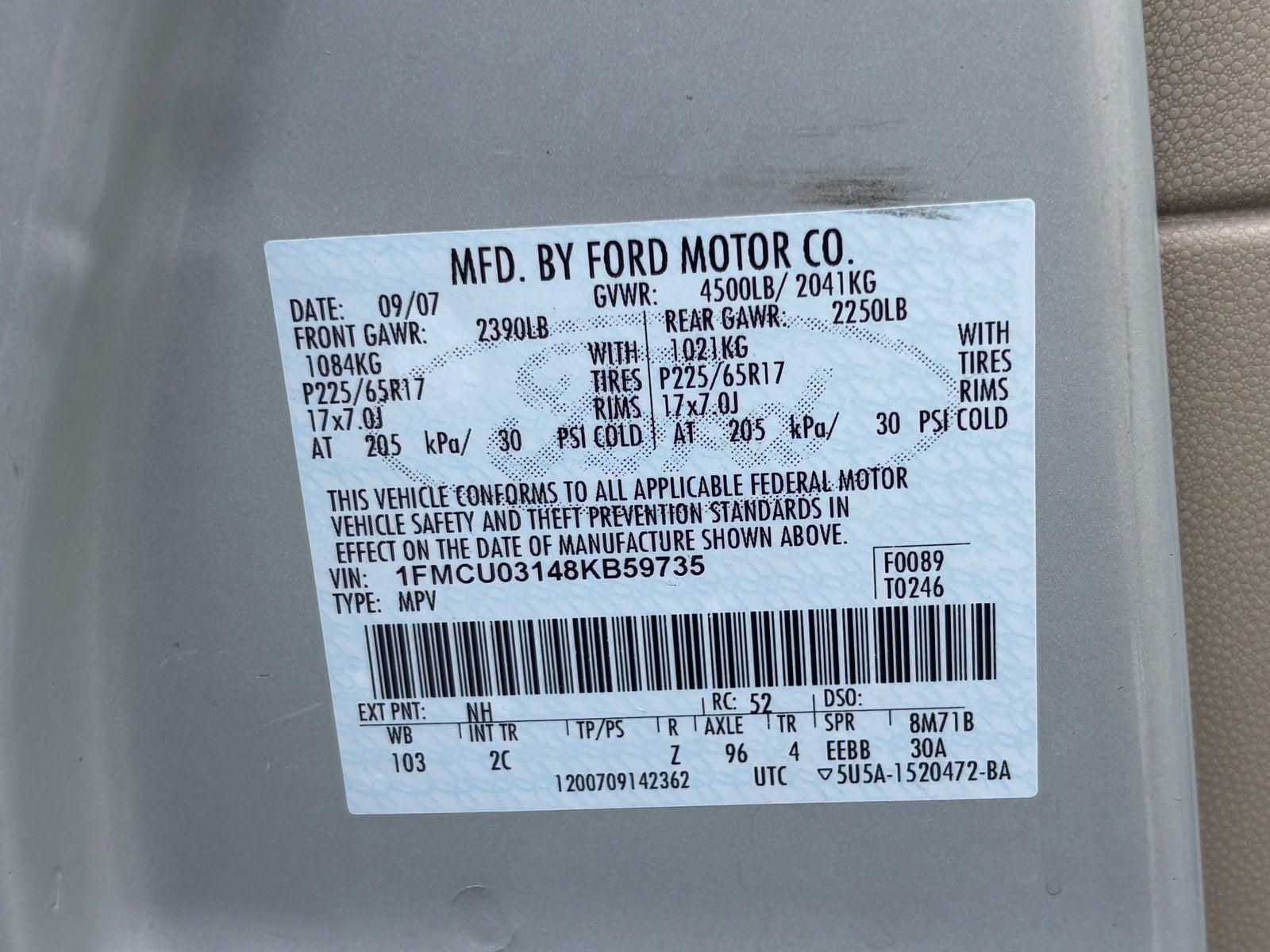 2008 Ford Escape XLT