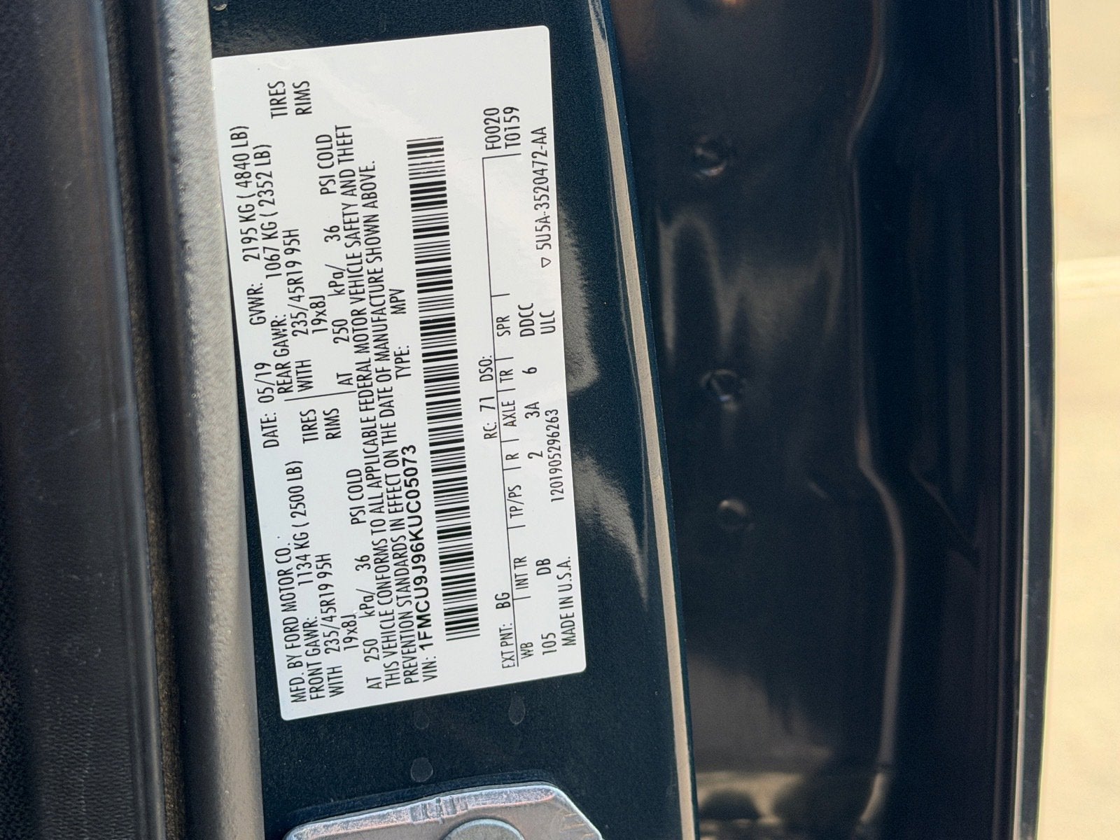 2019 Ford Escape Titanium