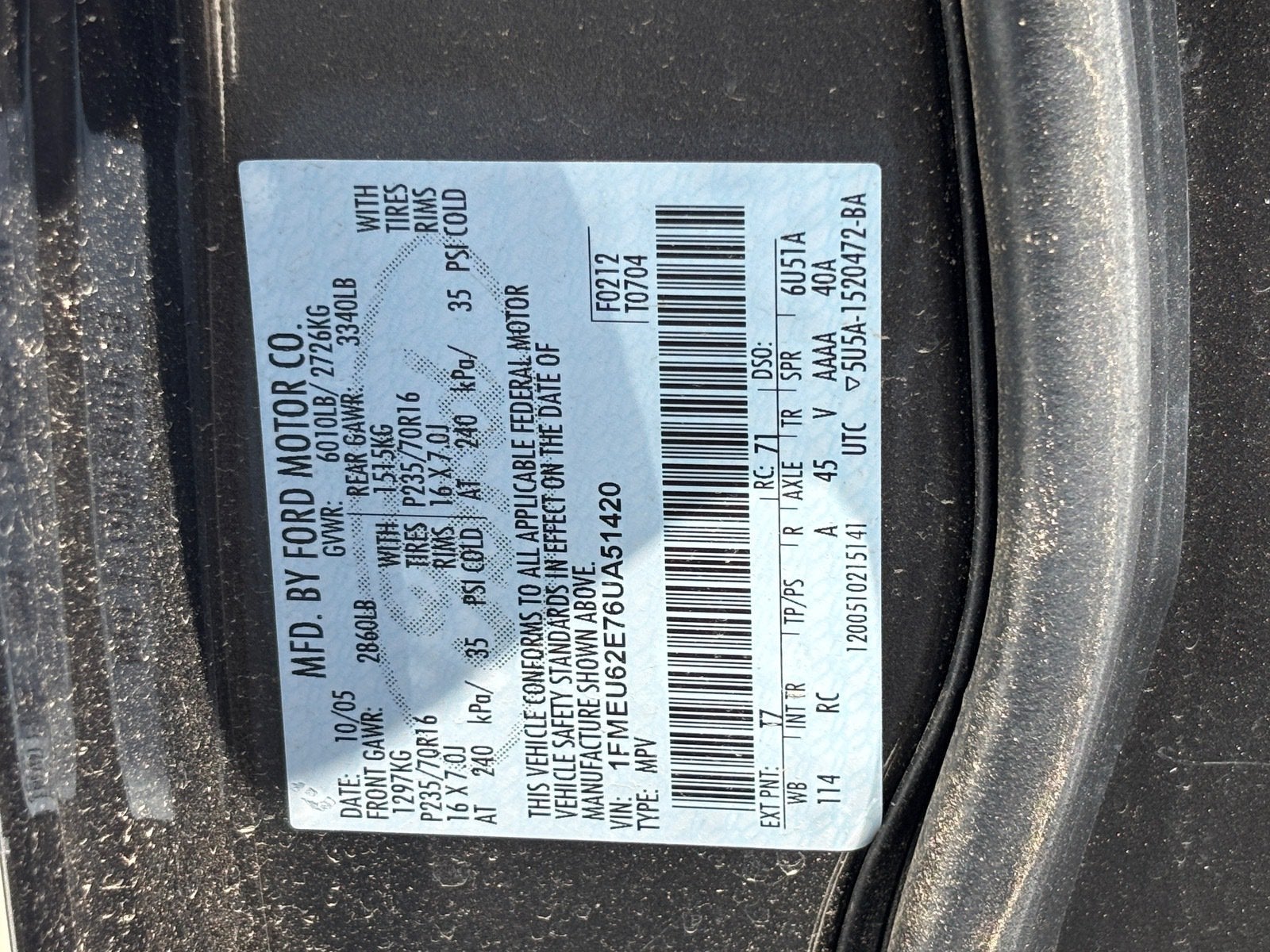 2006 Ford Explorer XLS