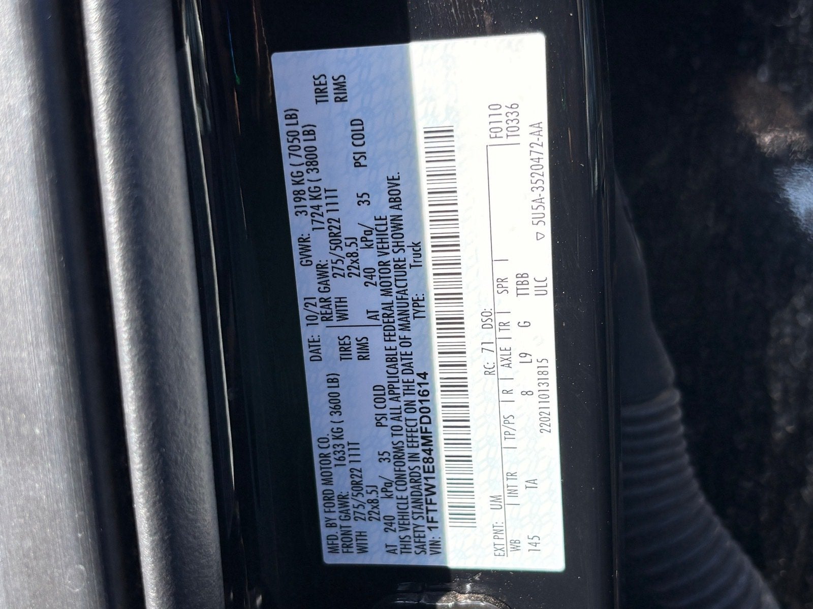 2021 Ford F-150 Limited