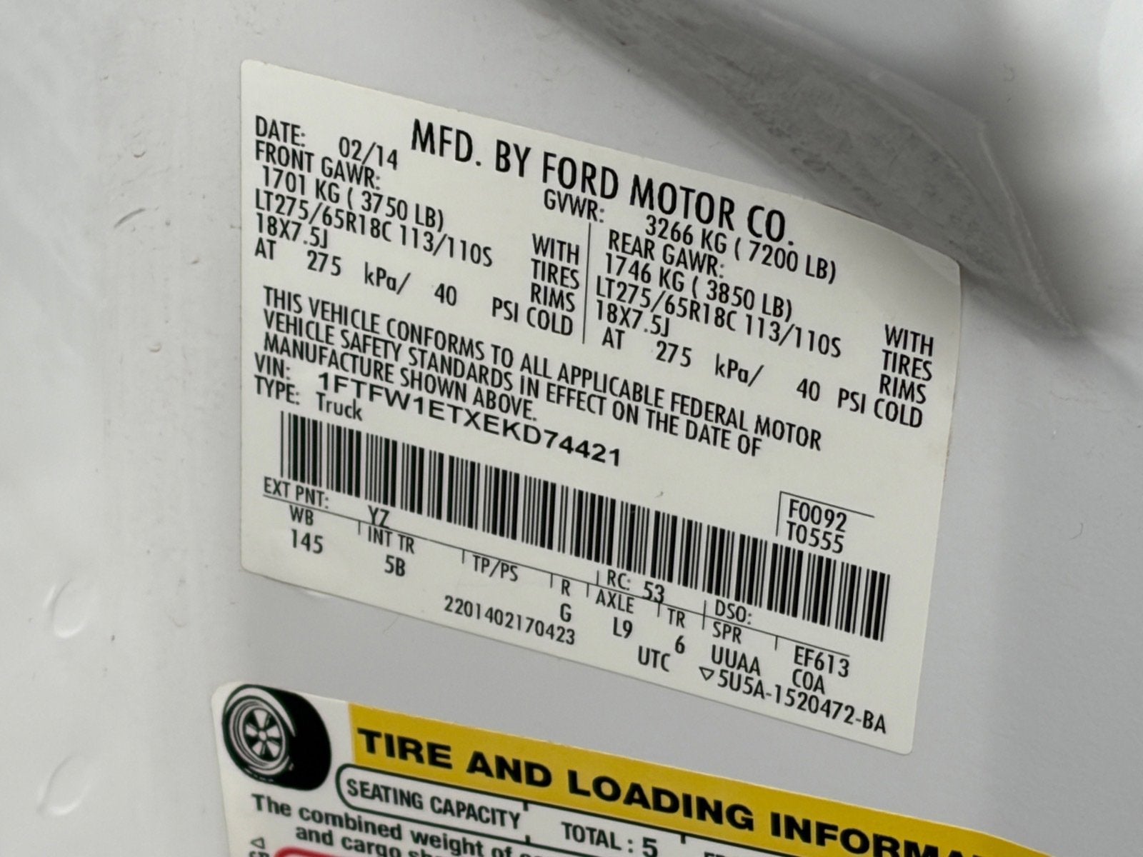 2014 Ford F-150 FX4