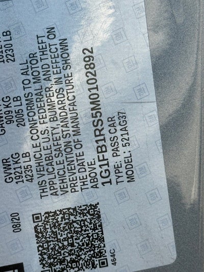 2021 Chevrolet Camaro 1LT