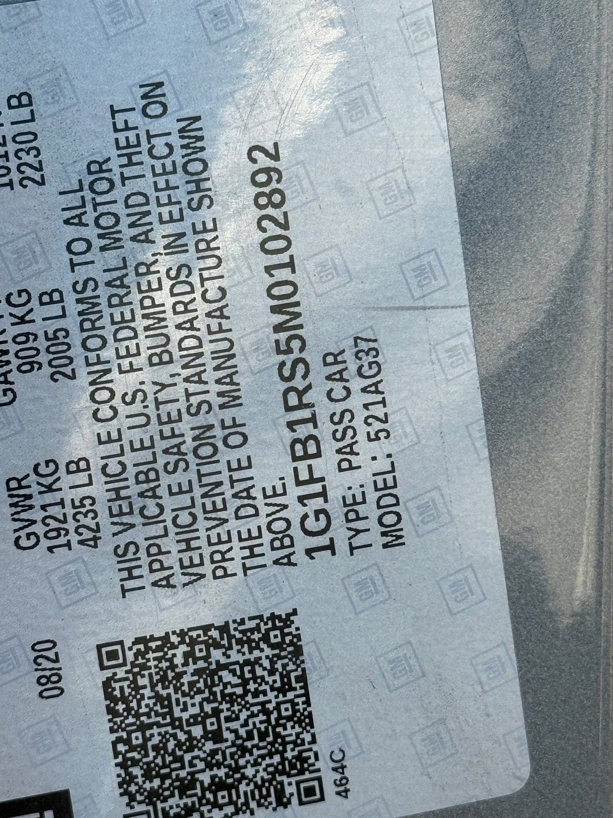 2021 Chevrolet Camaro 1LT