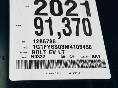 2021 Chevrolet Bolt EV LT