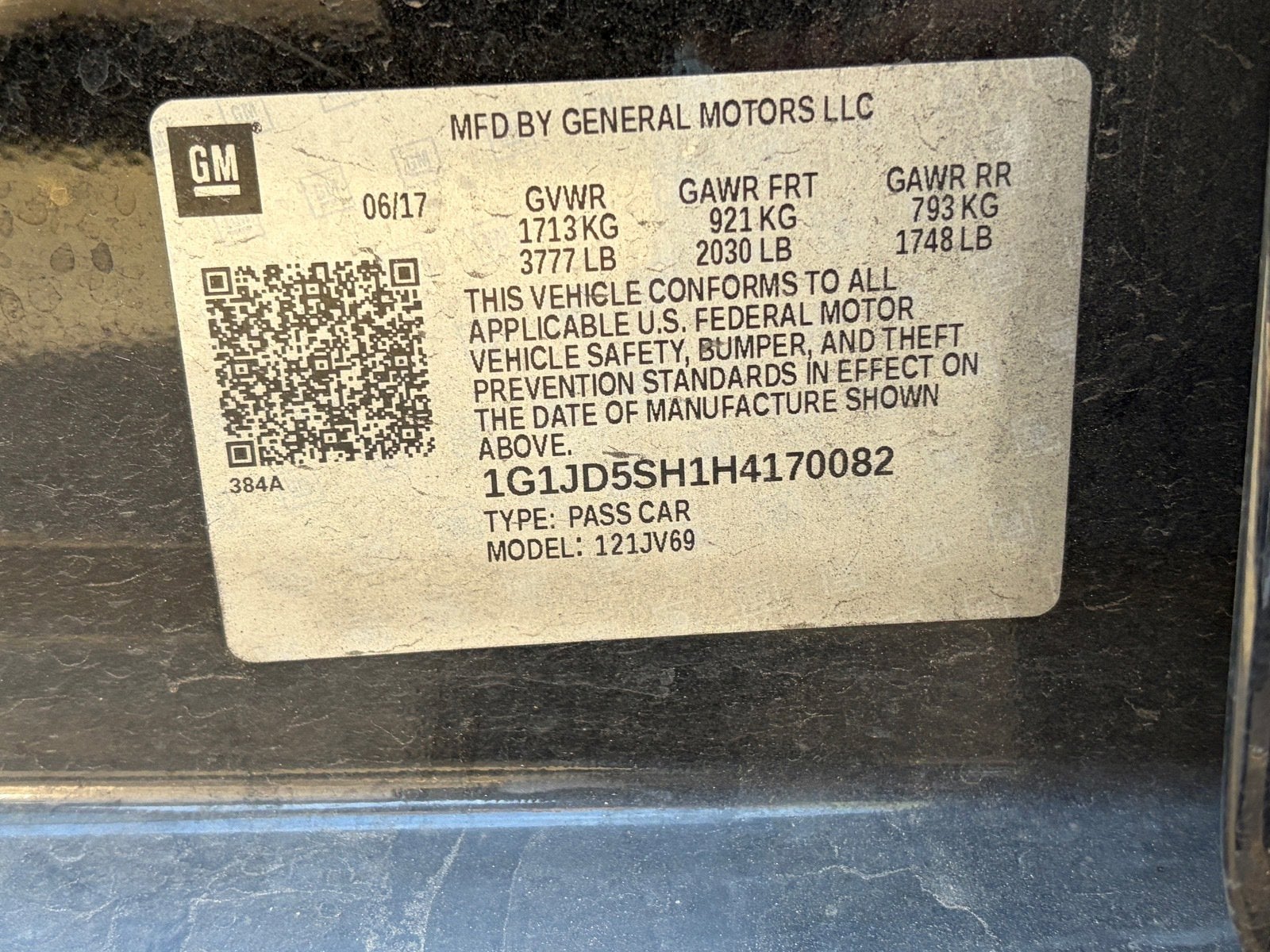 2017 Chevrolet Sonic LT