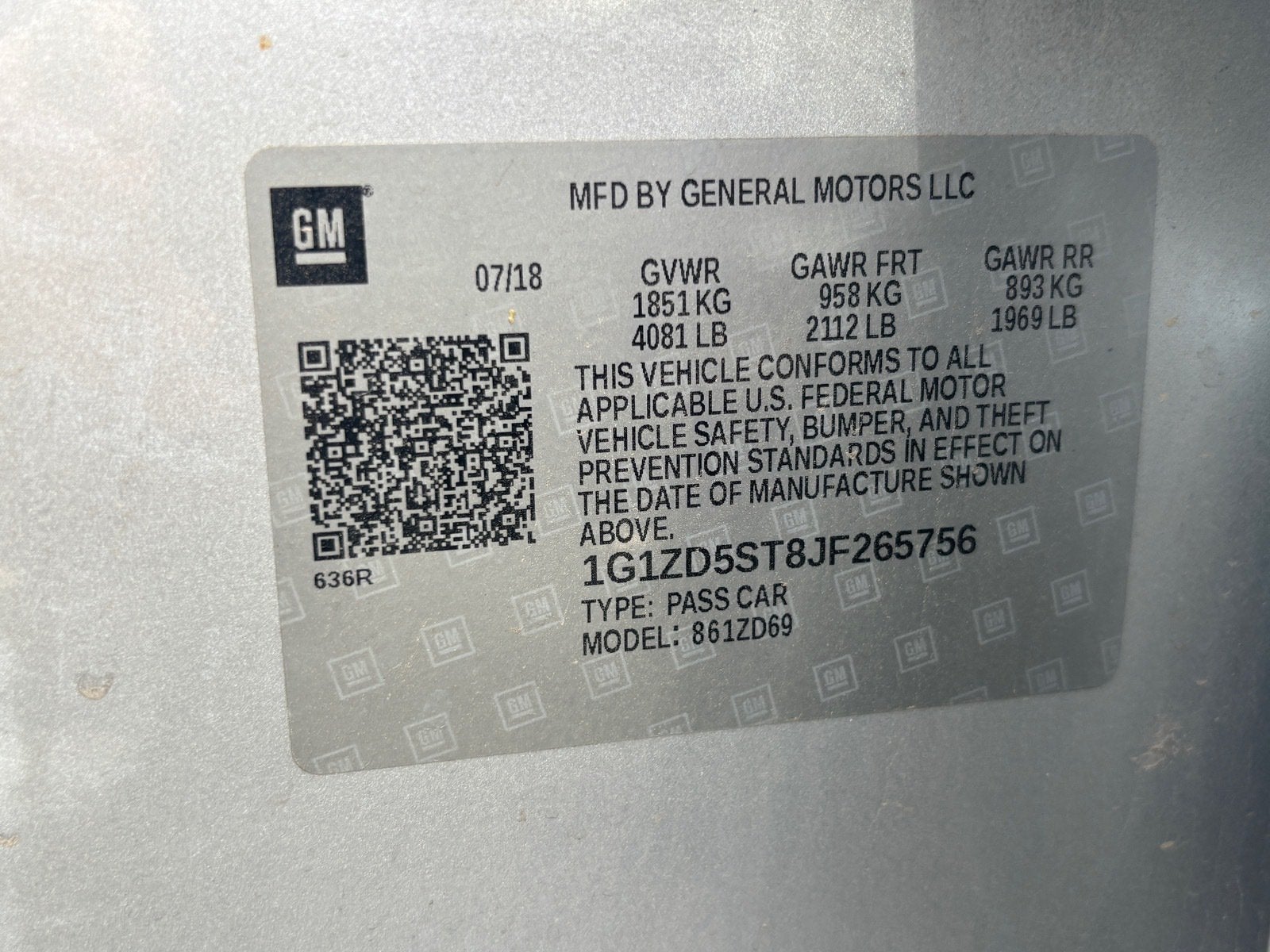2018 Chevrolet Malibu LT