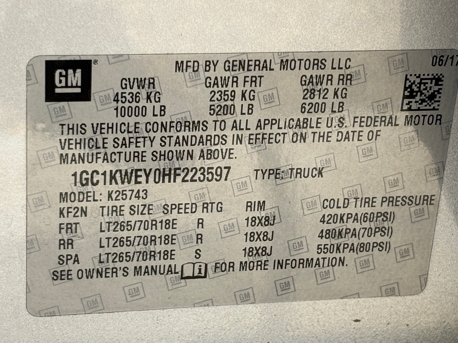 2017 Chevrolet Silverado 2500HD LTZ