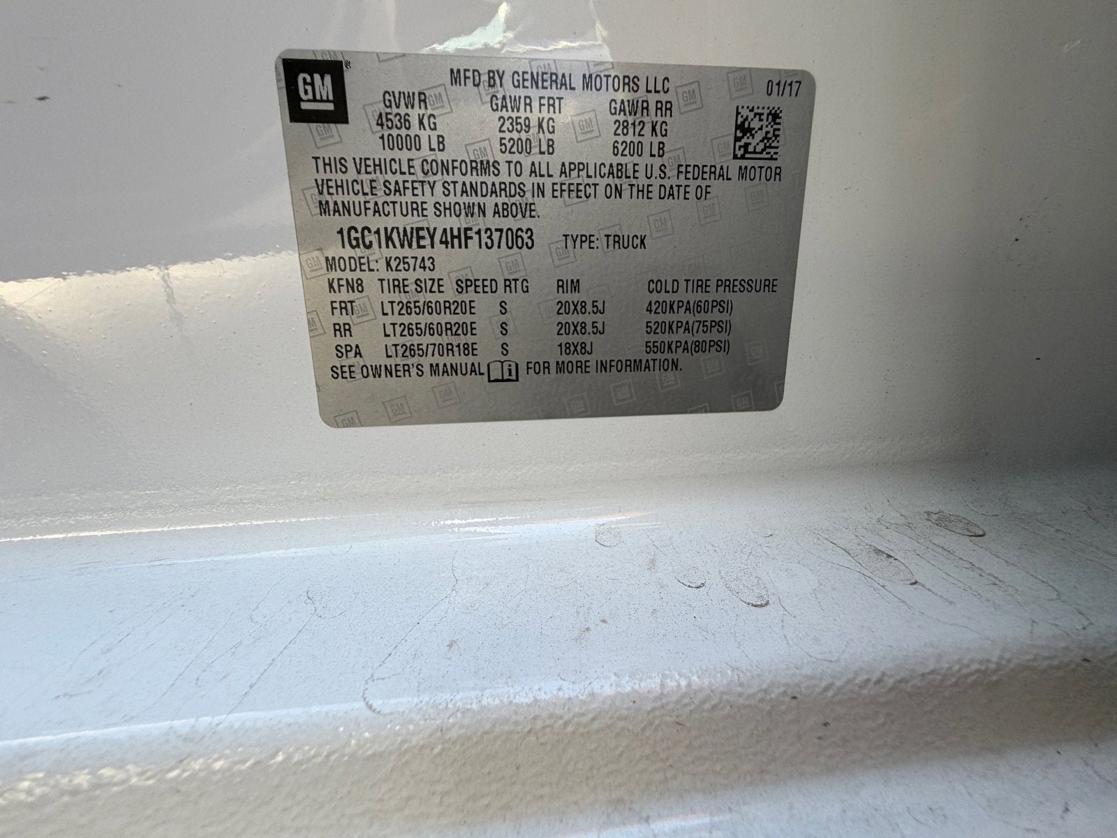 2017 Chevrolet Silverado 2500HD LTZ