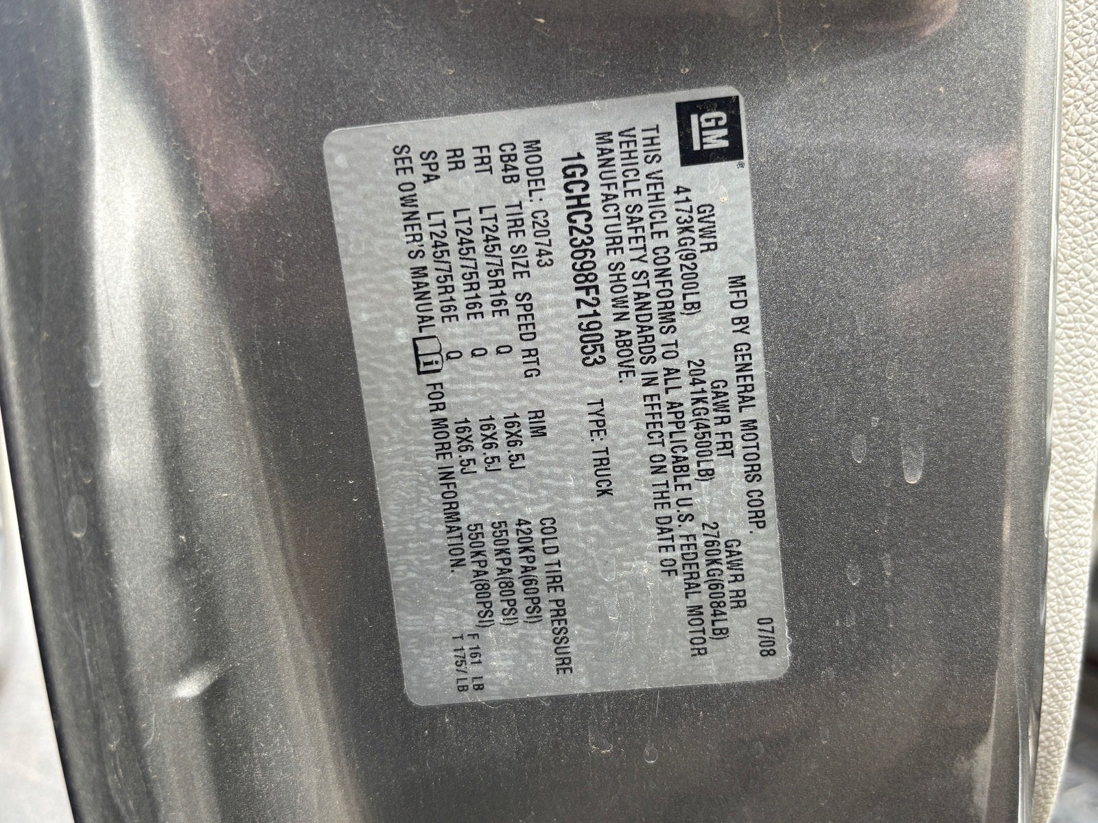 2008 Chevrolet Silverado 2500HD LT w/1LT
