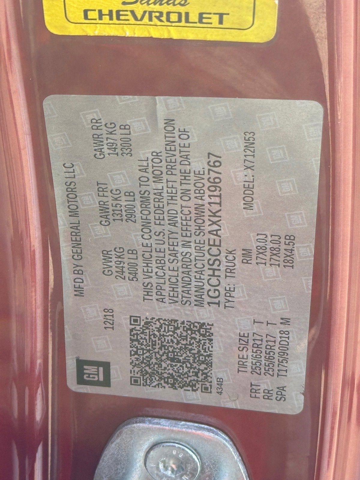 2019 Chevrolet Colorado 2WD LT