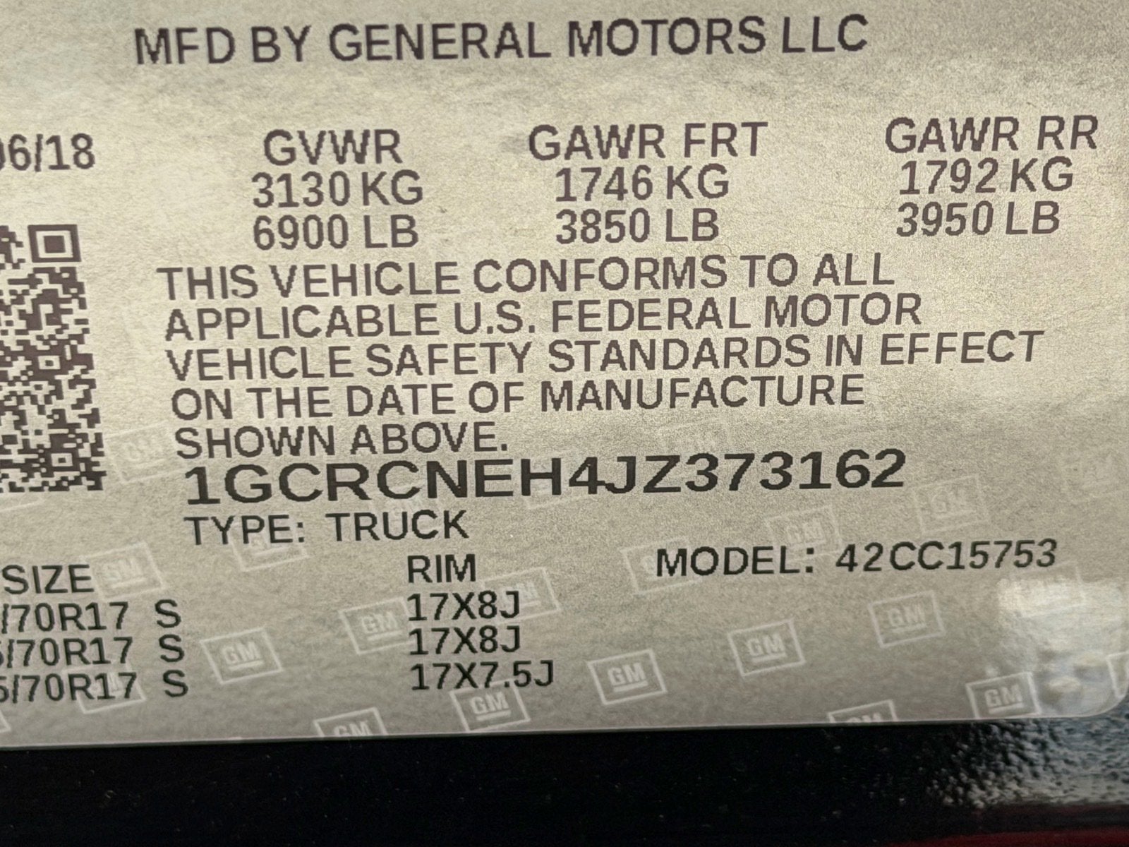 2018 Chevrolet Silverado 1500 LS