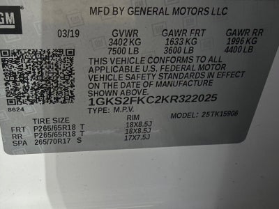 2019 GMC Yukon XL SLE