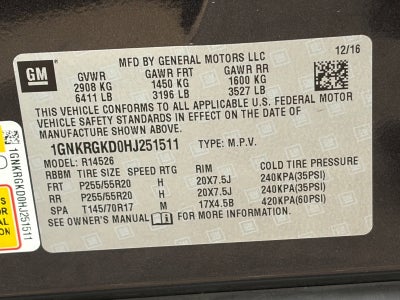 2017 Chevrolet Traverse LT