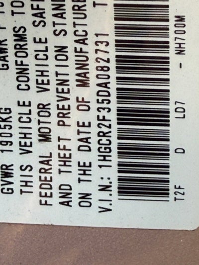 2013 Honda Accord Sdn LX