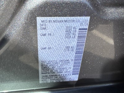 2024 Nissan Altima 2.5 SV