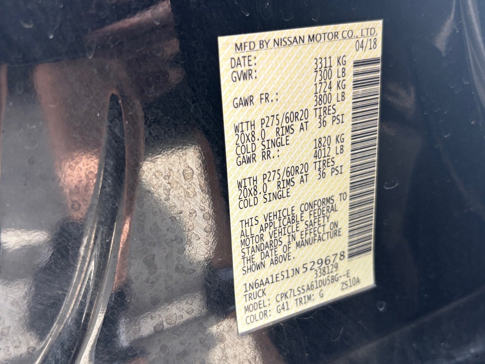 2018 Nissan Titan SV