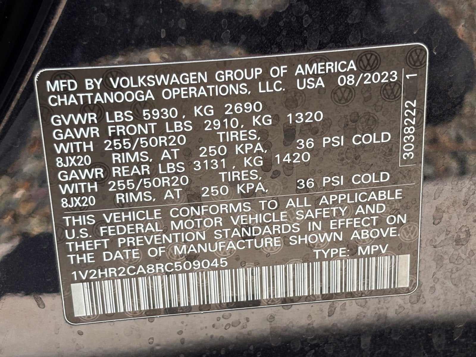 2024 Volkswagen Atlas 2.0T SE w/Technology