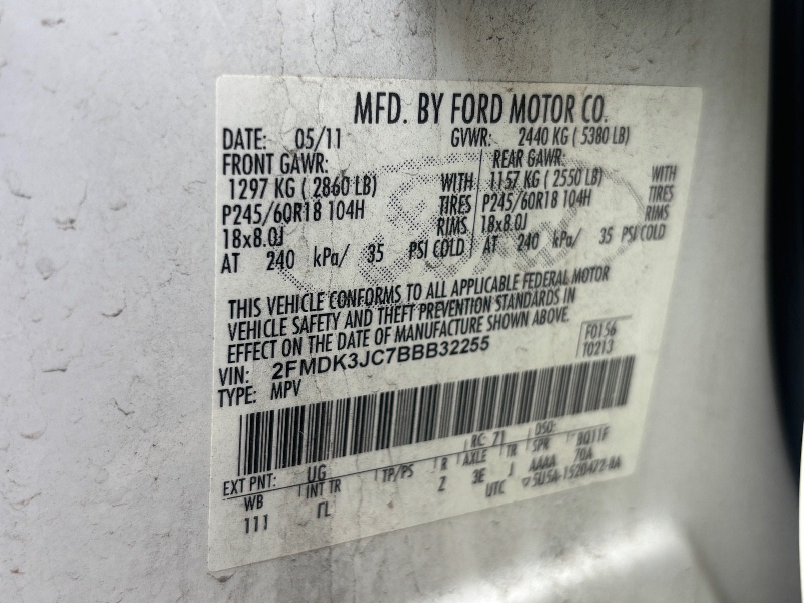 2011 Ford Edge SEL