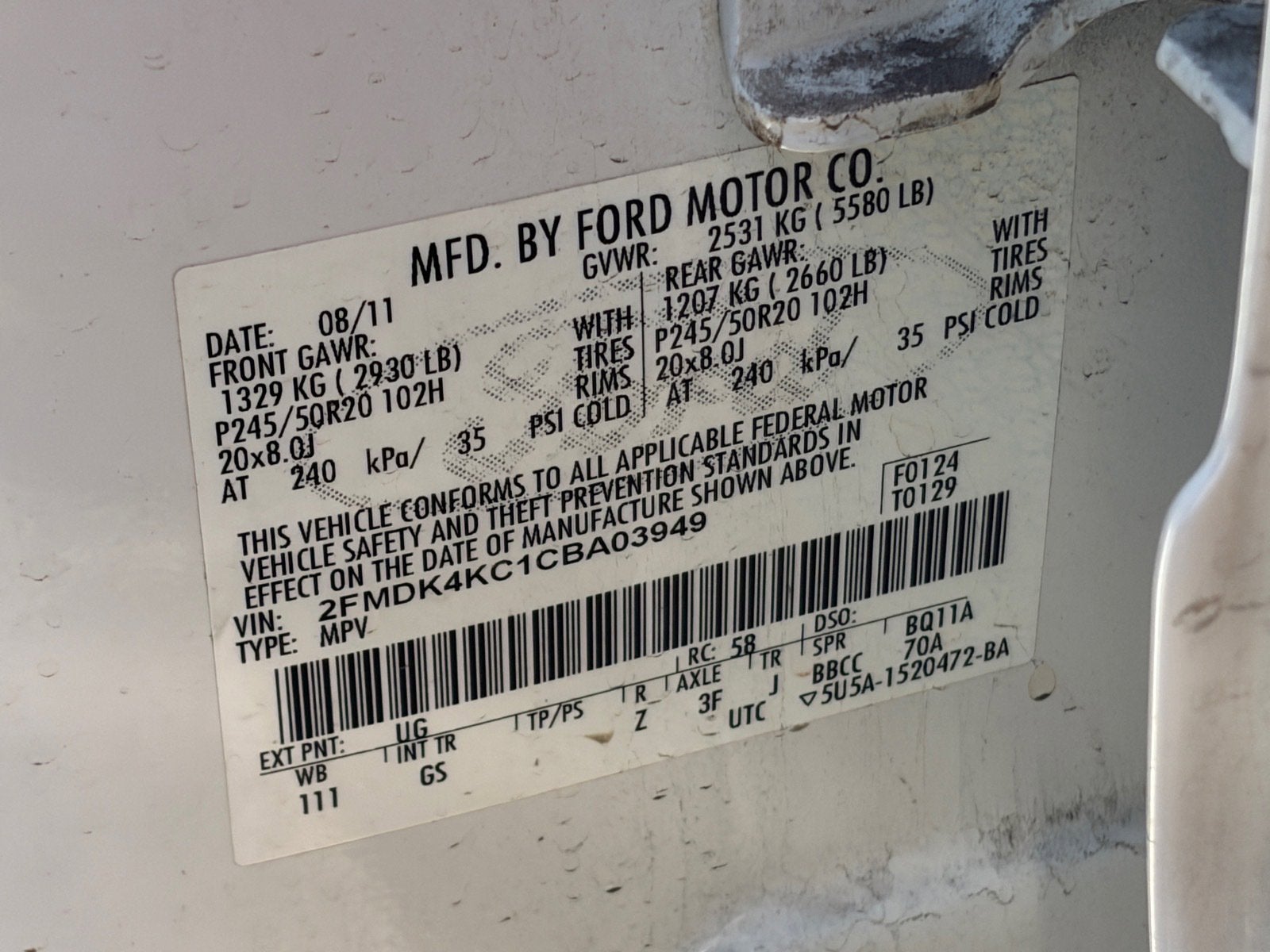 2012 Ford Edge Limited