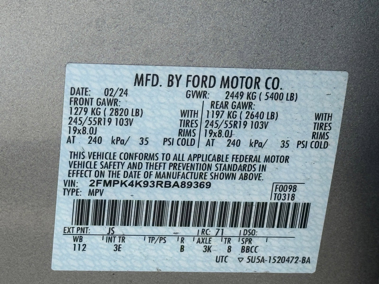 2024 Ford Edge Titanium