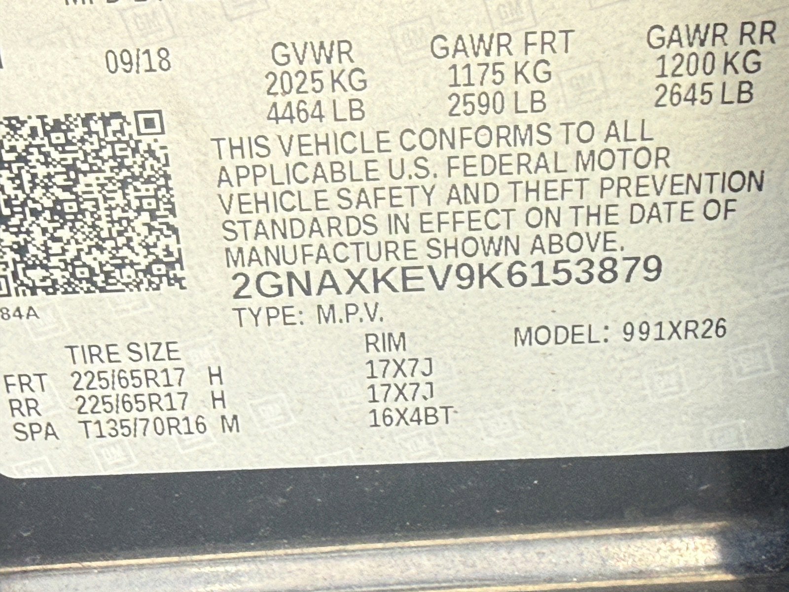 2019 Chevrolet Equinox LT