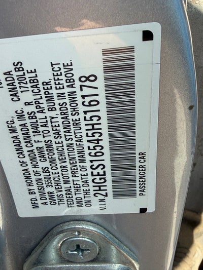 2005 Honda Civic Sdn LX