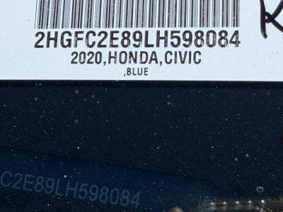 2020 Honda Civic Sedan Sport