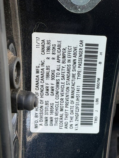 2018 Honda Civic Sedan LX