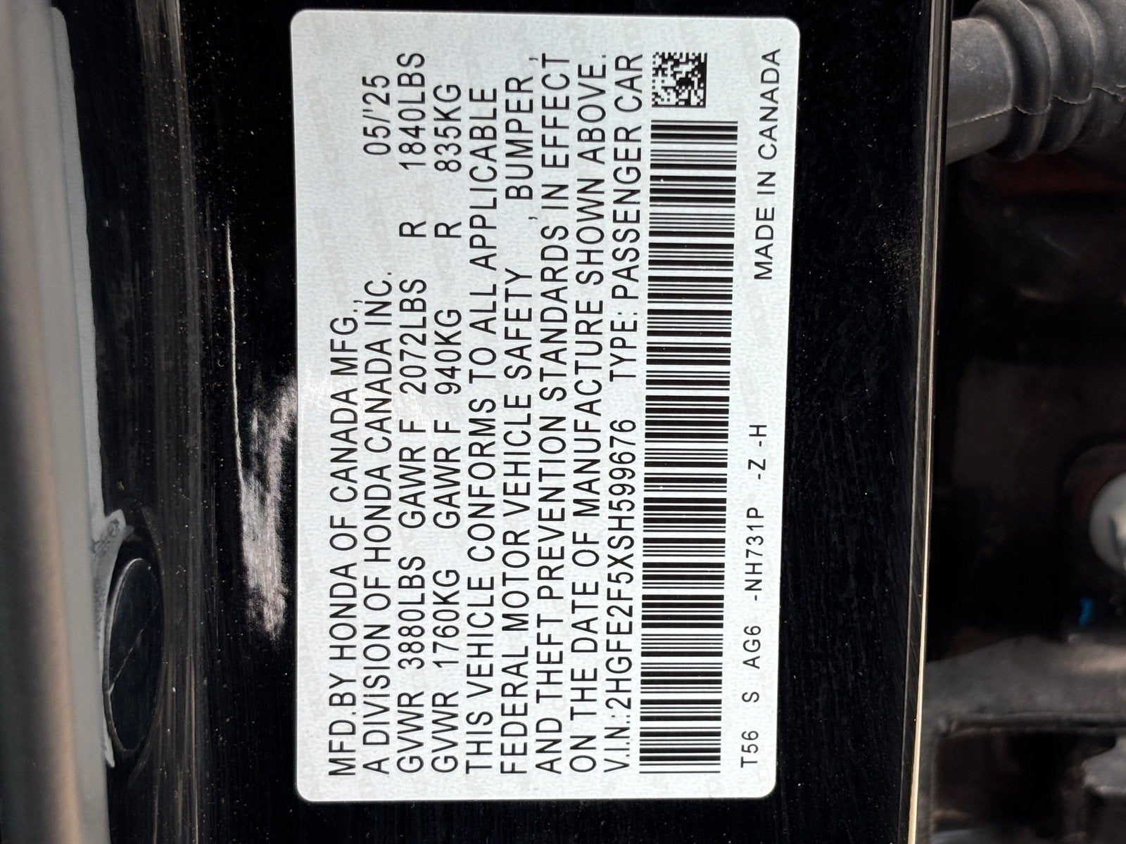 2025 Honda Civic Sedan Sport