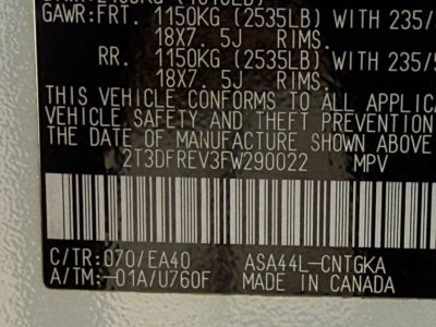 2015 Toyota RAV4 Limited