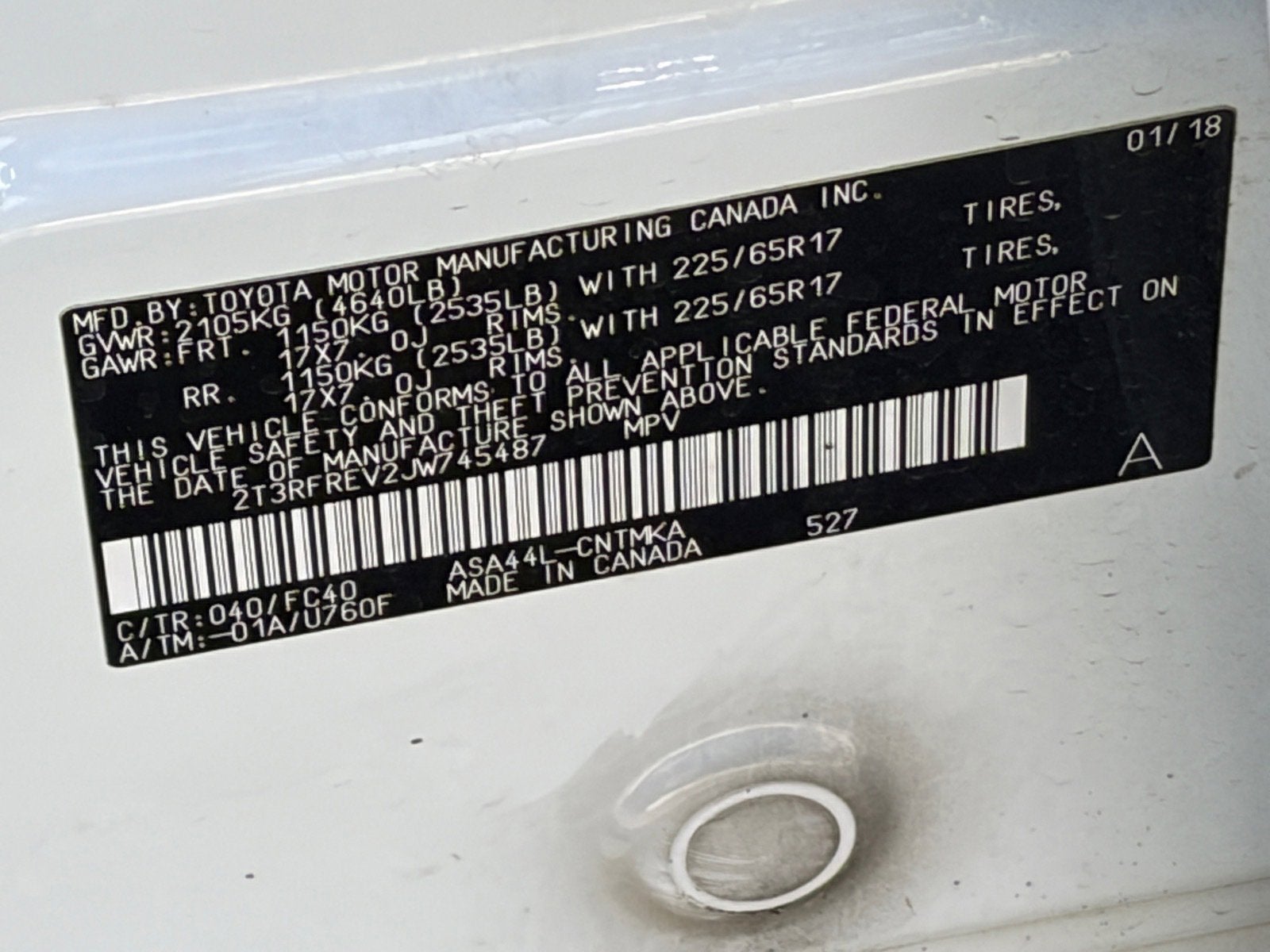 2018 Toyota RAV4 XLE