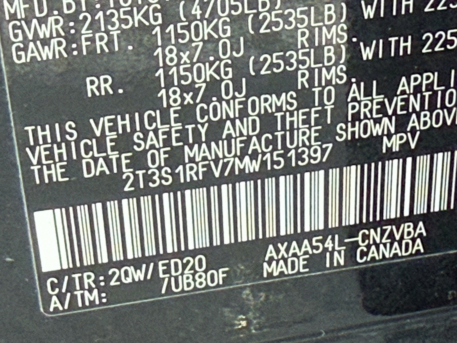 2021 Toyota RAV4 TRD Off Road