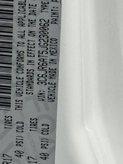 2018 RAM 1500 Tradesman