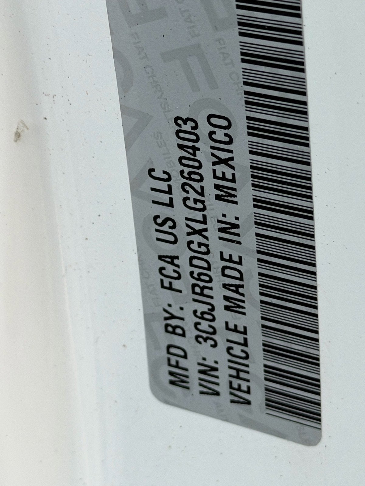 2020 RAM 1500 Classic Tradesman