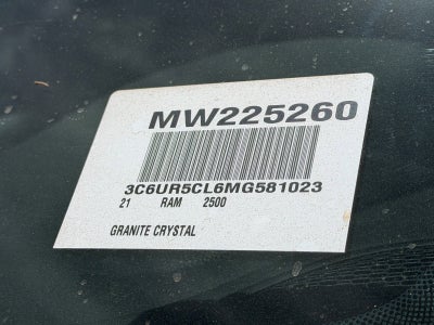 2021 RAM 2500 Tradesman
