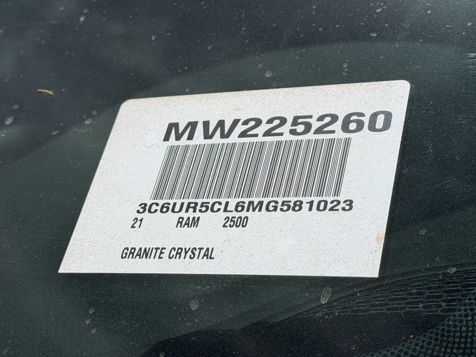 2021 RAM 2500 Tradesman