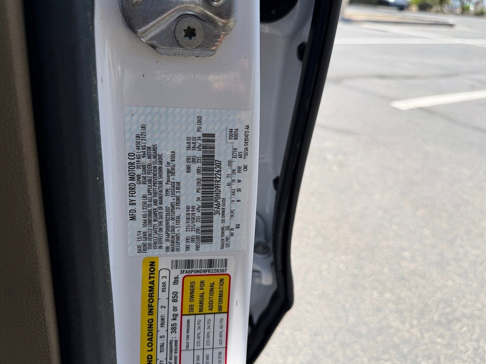 2015 Ford Fusion SE