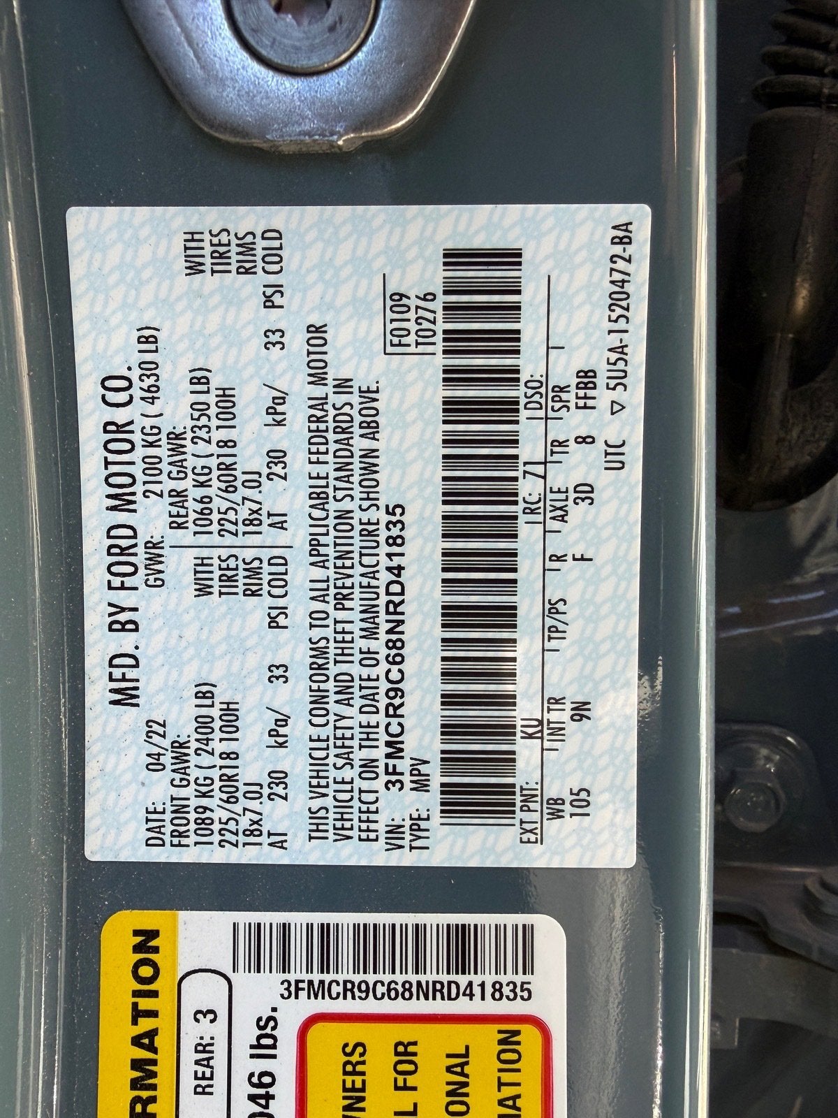 2022 Ford Bronco Sport Outer Banks