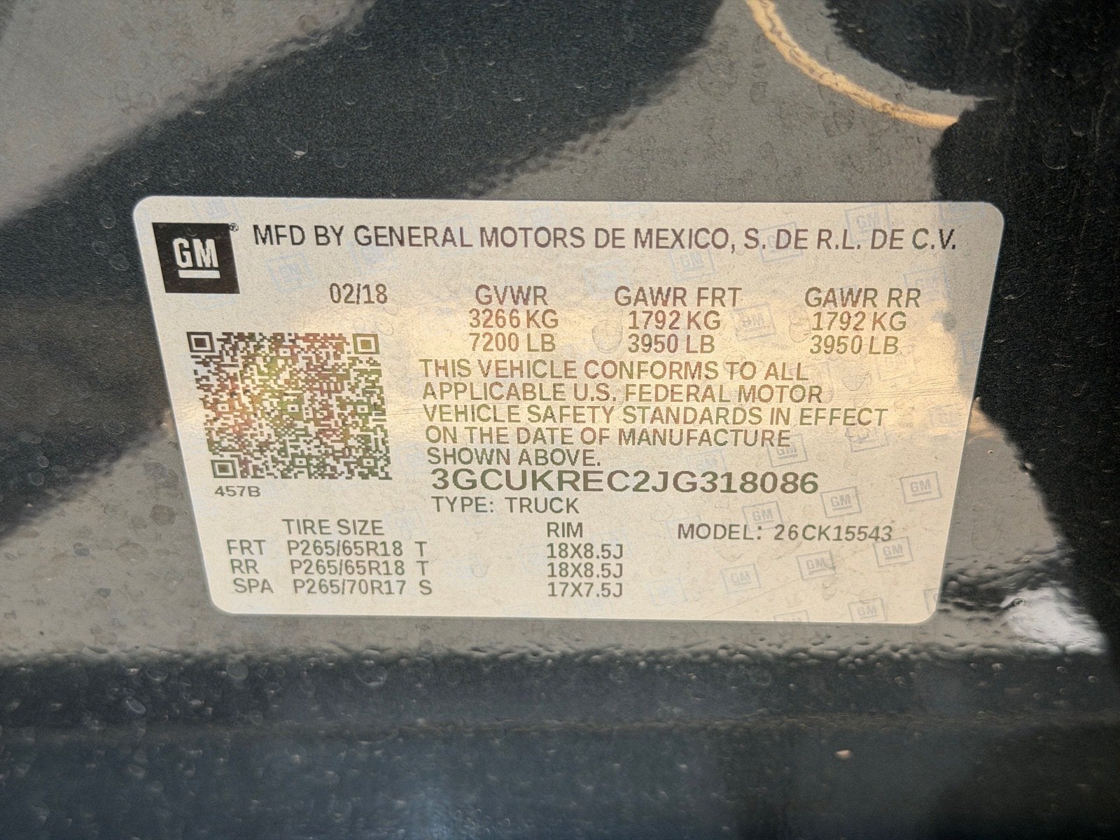 2018 Chevrolet Silverado 1500 LT