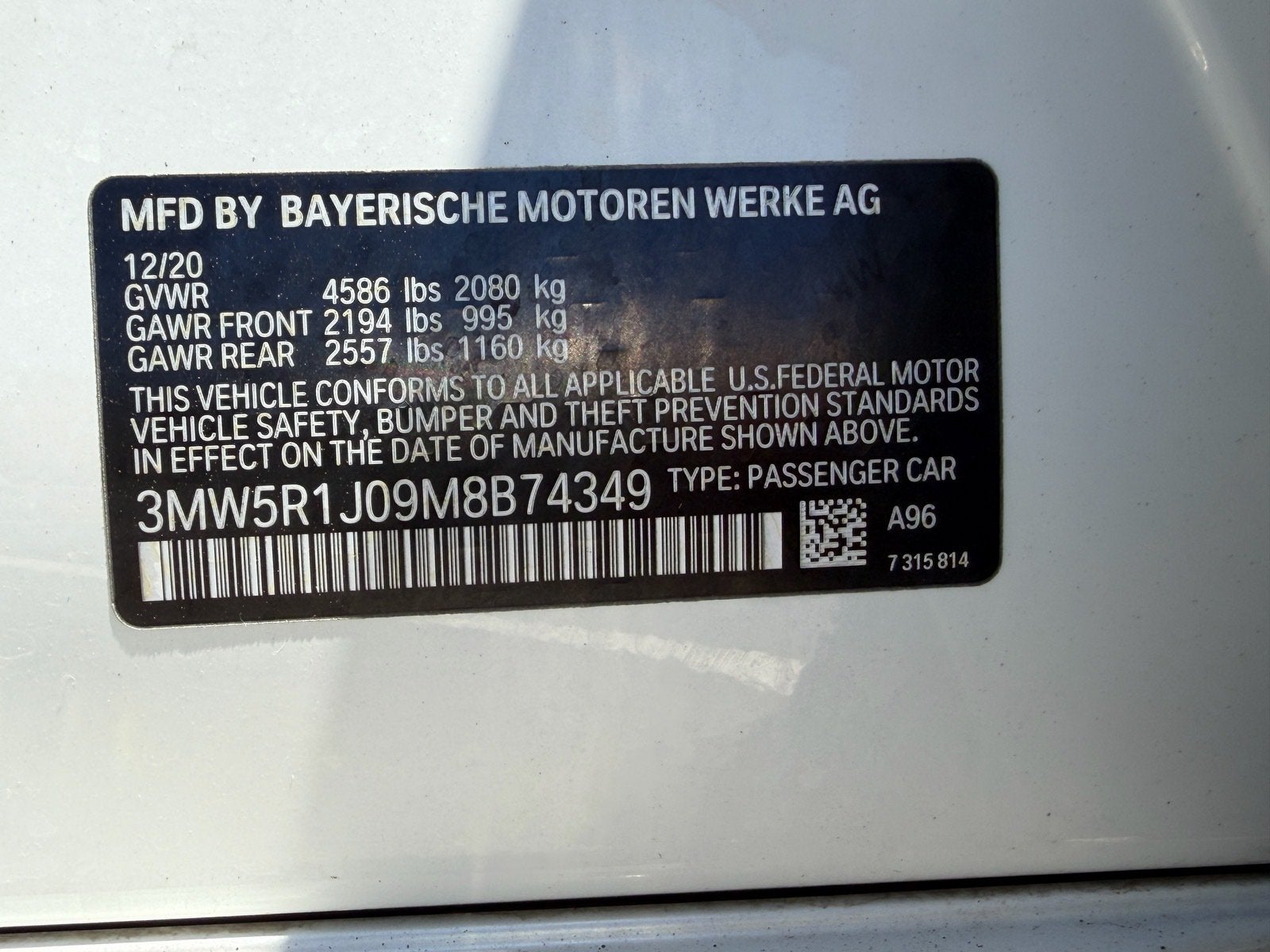 2021 BMW 3 Series 330i