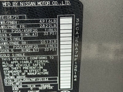 2021 INFINITI QX50 LUXE