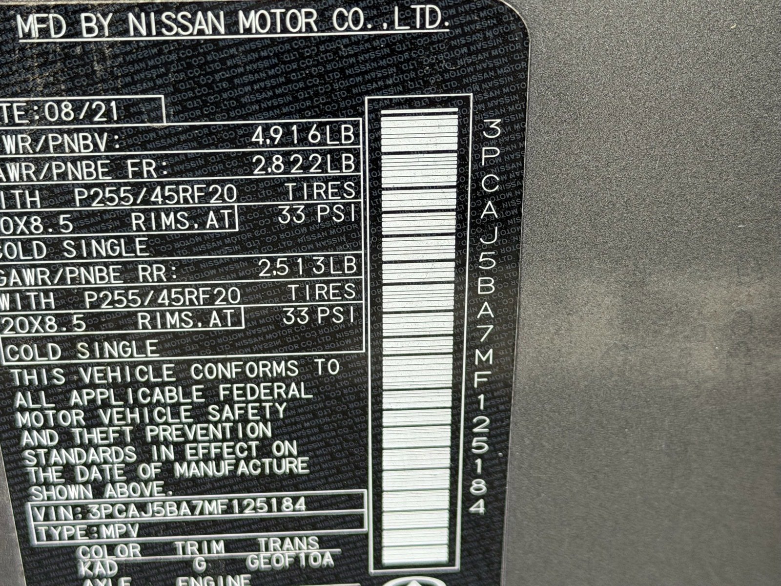 2021 INFINITI QX50 LUXE