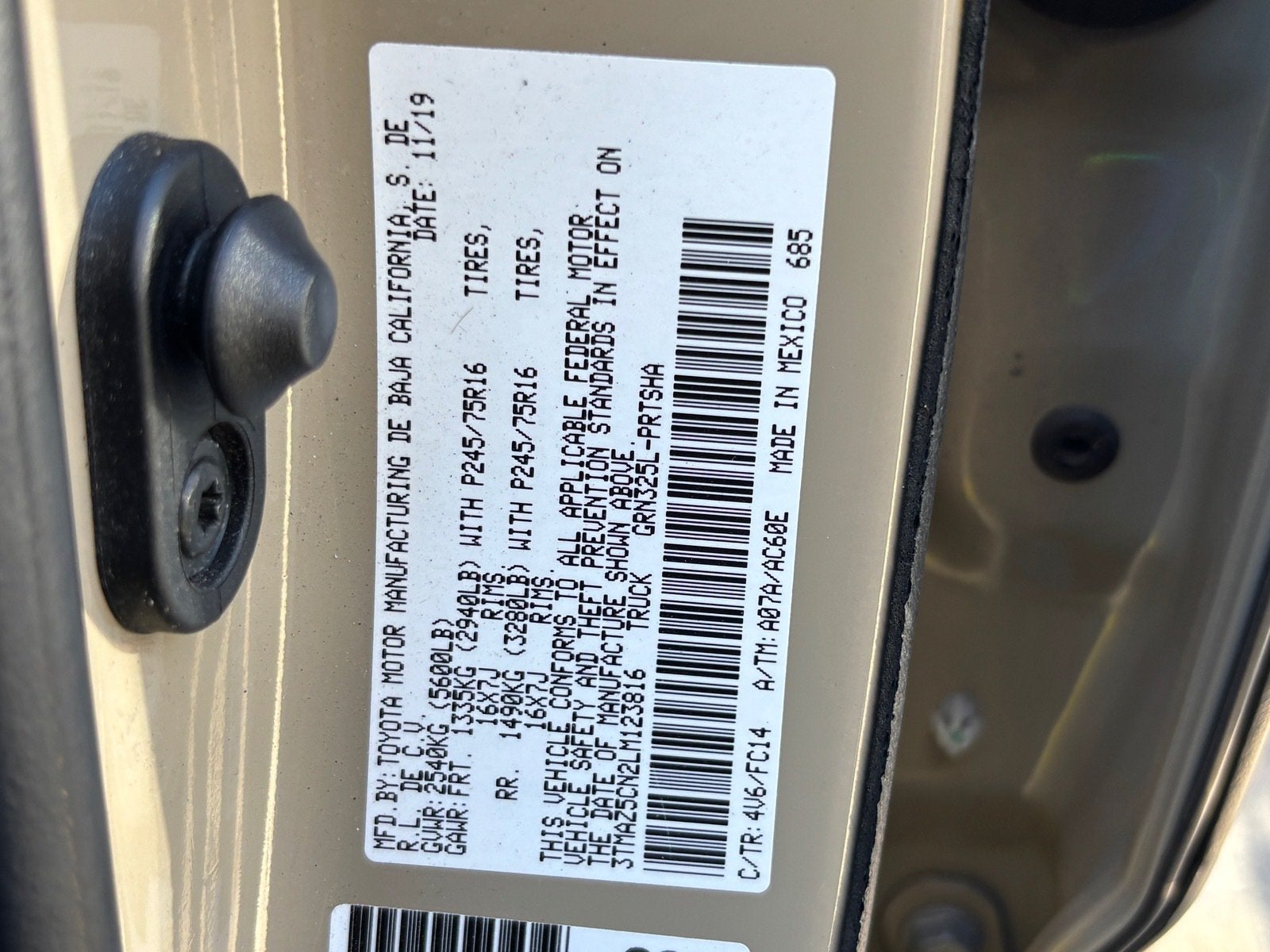 2020 Toyota Tacoma 2WD SR5