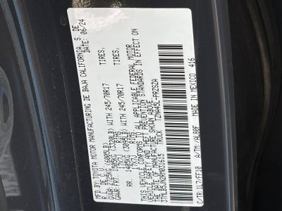 2024 Toyota Tacoma 4WD SR5