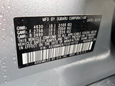 2025 Subaru Legacy Premium
